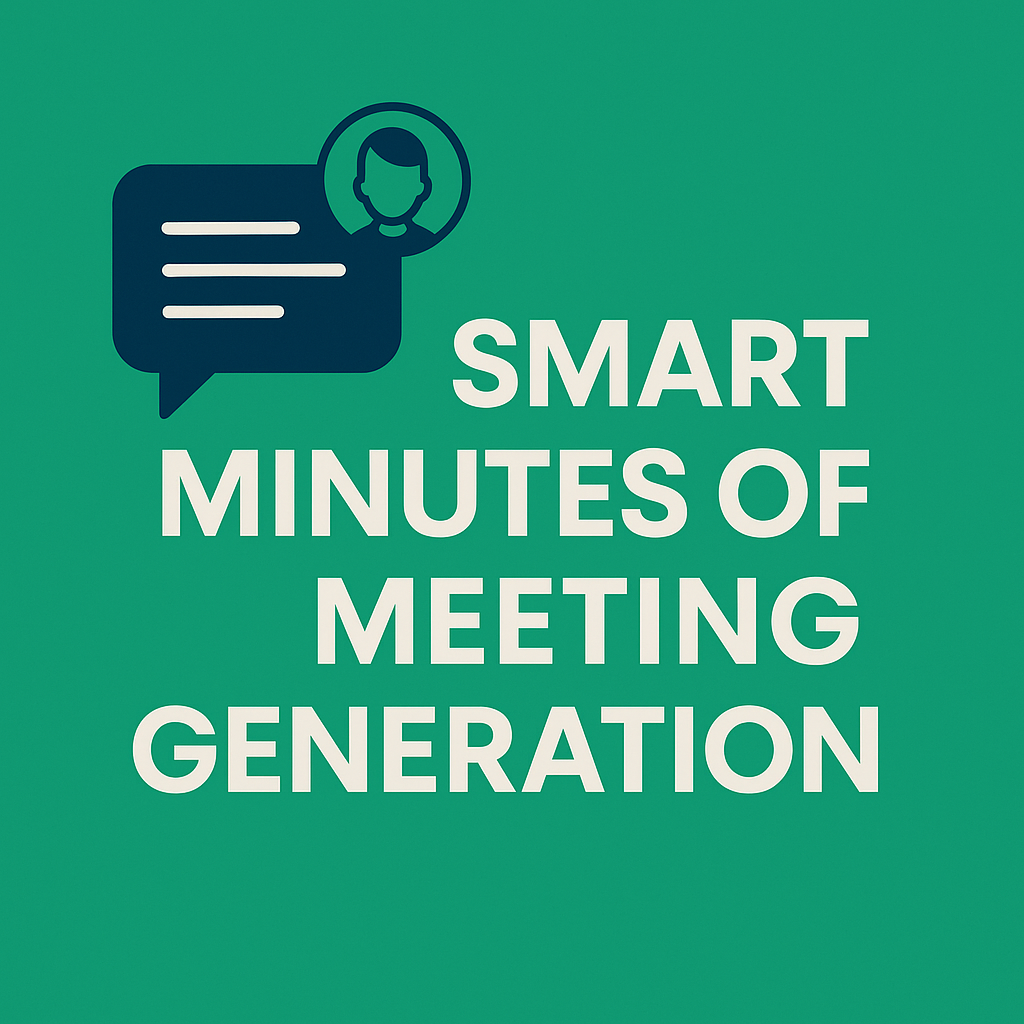 Smart Minutes of Meeting